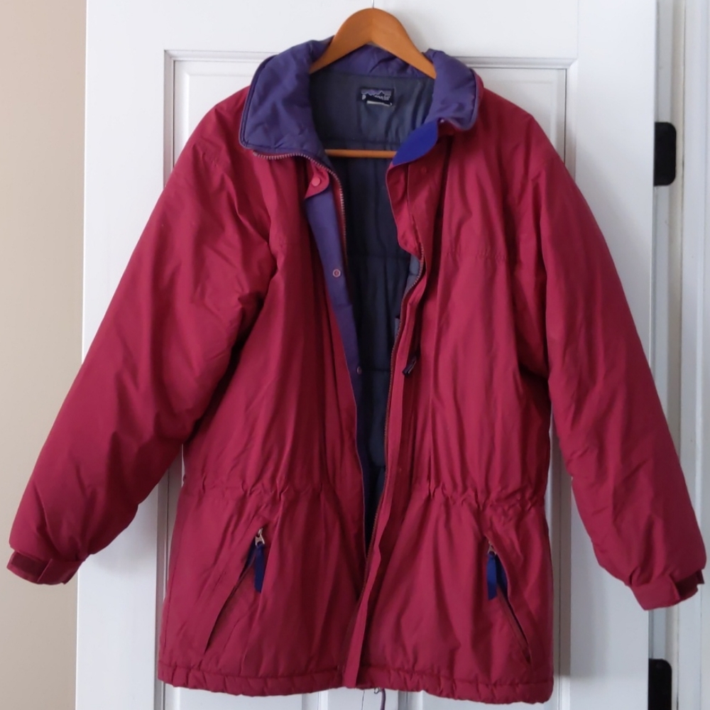 Patagonia zip up quilt winter jacket